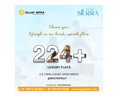 2 and 3bhk flats for sale in bachupally | Sujay Infra