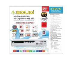 SOLID HDS2X-8181PRO H.265 T2-MI HEVC DVB-S2X FullHD FTA Set-Top Box