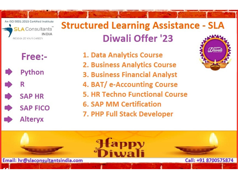 Online Business Analytics Training Institute in Delhi, Patel Nagar, Diwali Offer 23, Free R,  Pytho - 1