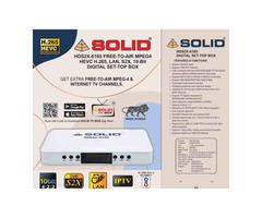 Diwali Offer Setup-Box SOLID HDS2X-6165 H.265 10Bits HEVC DVB-S2X FullHD FTA Set-Top Box