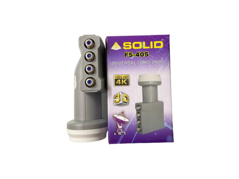 SOLID FS-405 Ku-Band Universal Quad Ku LNBF - 1