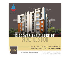 2&3BHK apartments near kukatpally | Elite Home by Adasada