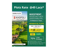 Godrej Plots Khalapur – Giving Plots a New Meaning to Luxury Living