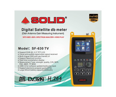 Solid SF-630 TV Digital Satellite dB Meter