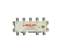 Solid 8-Way Splitter - 8-Way Power pass