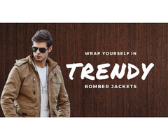 Embrace your inner rebel with bomber leather jackets.