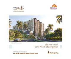 Bachupally Flats for Sale | The Twinz by Risinia