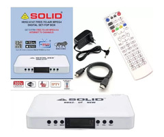 SOLID HDS2-6147 DVB-S2/MPEG-4 FullHD FTA Set-Top Box with SOLID OTT App