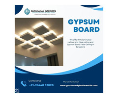 Acoustic Gypsum Board in Bangalore-Gypsum Board Ceiling