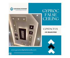 Gypsum Board False Ceiling in Bangalore-Gyproc False Ceiling