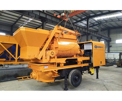 Twin Shaft Concrete Mixer with Pump - Image 3
