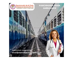 Hire Panchmukhi Train Ambulance Services in Patna with the best Medical Team