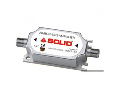 Solid ILA-20 20dB Coaxial In Line Amplifier