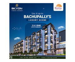 2 and 3BHK Gated Community Apartments in Bachupally | Skyon by Risinia