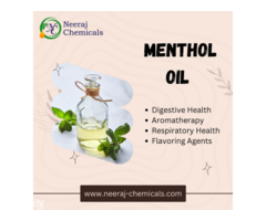 Menthol Oil suppliers in India