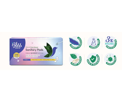 Biobased organic sanitary napkins available for fixed price