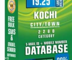 Kochi City Email ID + Mobile Number Database for Web service