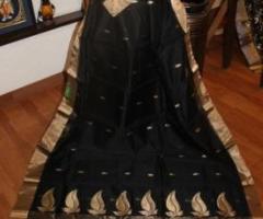 elegant pure cotton silk chanderi sarees with blouse piece avail