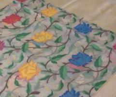 handwoven kora silk banarasi sarees- rs 6500
