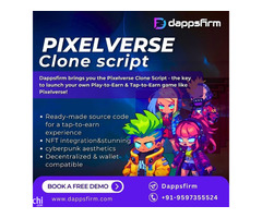 Ready-to-Launch Pixelverse Clone Script at Minimal Cost for Blockchain Gaming Success