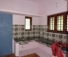 2 BR – Semi furnished 2 bed rooms flat for rent at Tripunithura