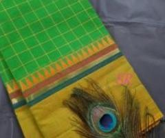 elegant chettinad cotton sarees with running blouse available