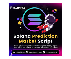 Solana Prediction Market Script: Instant solution to build your prediction marketplace