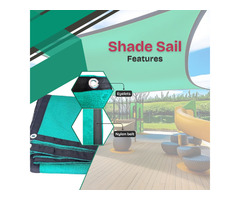 TRINQET 3x5mt Fabric Sails | Green Shade for Balcony, Garden - Image 2