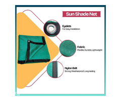 TRINQET 2X2mt Summer Outdoor Anti – UV Window Sun Shade Net - Image 2