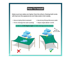 TRINQET 2X2mt Summer Outdoor Anti – UV Window Sun Shade Net - Image 7