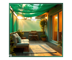 TRINQET 3X4mt Fabric Shade Sails sun shade net for balcony