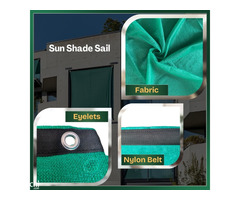 TRINQET 3X4mt Fabric Shade Sails sun shade net for balcony - Image 3