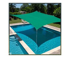 TRINQET 6x6mt Summer Sun Shade Net Swimming Pool Shade Sails