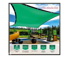 TRINQET 5x5mt Large Garden Shade Net Sun Protection Sails - Image 3