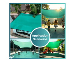 TRINQET 5x6mt Large Garden Sails | Sun Shade Net for Car Parking - Image 7