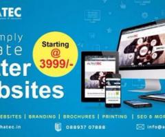Get a professional website designed from Rs 3999/-