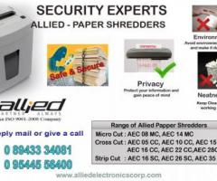 Allied Paper Shredders Kochi, Ernakulam, Cochin