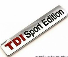 Car sticker TDI badge