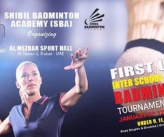 Shibil Badminton Academy 1st UAE Open Badminton Tournament 2018