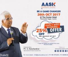 Oct 26th – Feb 22nd – Be a Game Changer - AASK Events Kochi, Motivational Program - Image 1