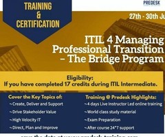 Predesk Training:Best Online and classroom project management training