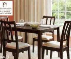 Glass top dining set