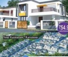 3 BR, 145 ft² – Chothys Builders Kaimanam Royal View Villas 9020263103 - Image 1