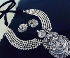 latest designer oxidised jewellery sets available - Image 1