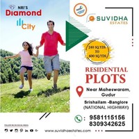 3599 ft² – HMDA Approved Gated Community Villa PLOTS ON Near Srishailam NH