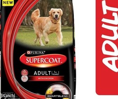 Purina Adult Dry Real Chicken Dog Food Supercoat 2kg Pack