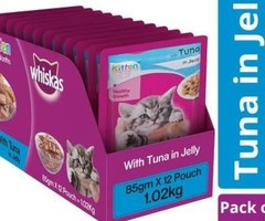 whiskas 2-12 months Cat/Kitten wet Food | 12 Pouches
