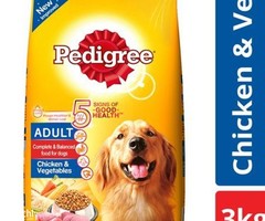 Pedigree Adult Chicken and Vegetables 3kg Pack Dry petfood