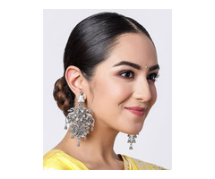 Buy Afghani Multilayer Necklace Set with Earrings - Image 1